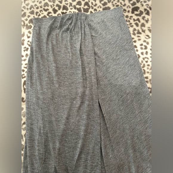 Express Faux Wrap Maxi Skirt in Gray Size Small - Picture 5 of 14